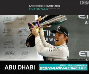 yapboz Rosberg 2015 Abu Dabi Grand Prix
